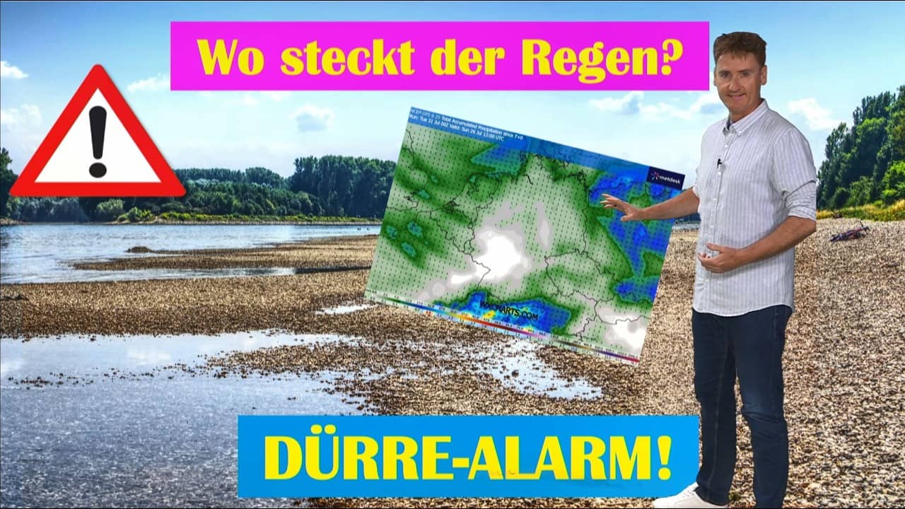 Heat Dome Anfang August: Die Wahrscheinlichkeit steigt! Bis dahin: Dürre, kaum noch Regen!